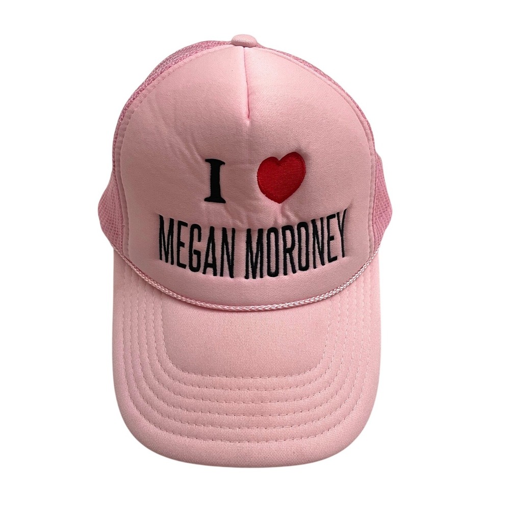 I Love‎ Megan Moroney Emo Cowgirl Trucker Hat OSFM Pink Snapback Cap Tour Merch